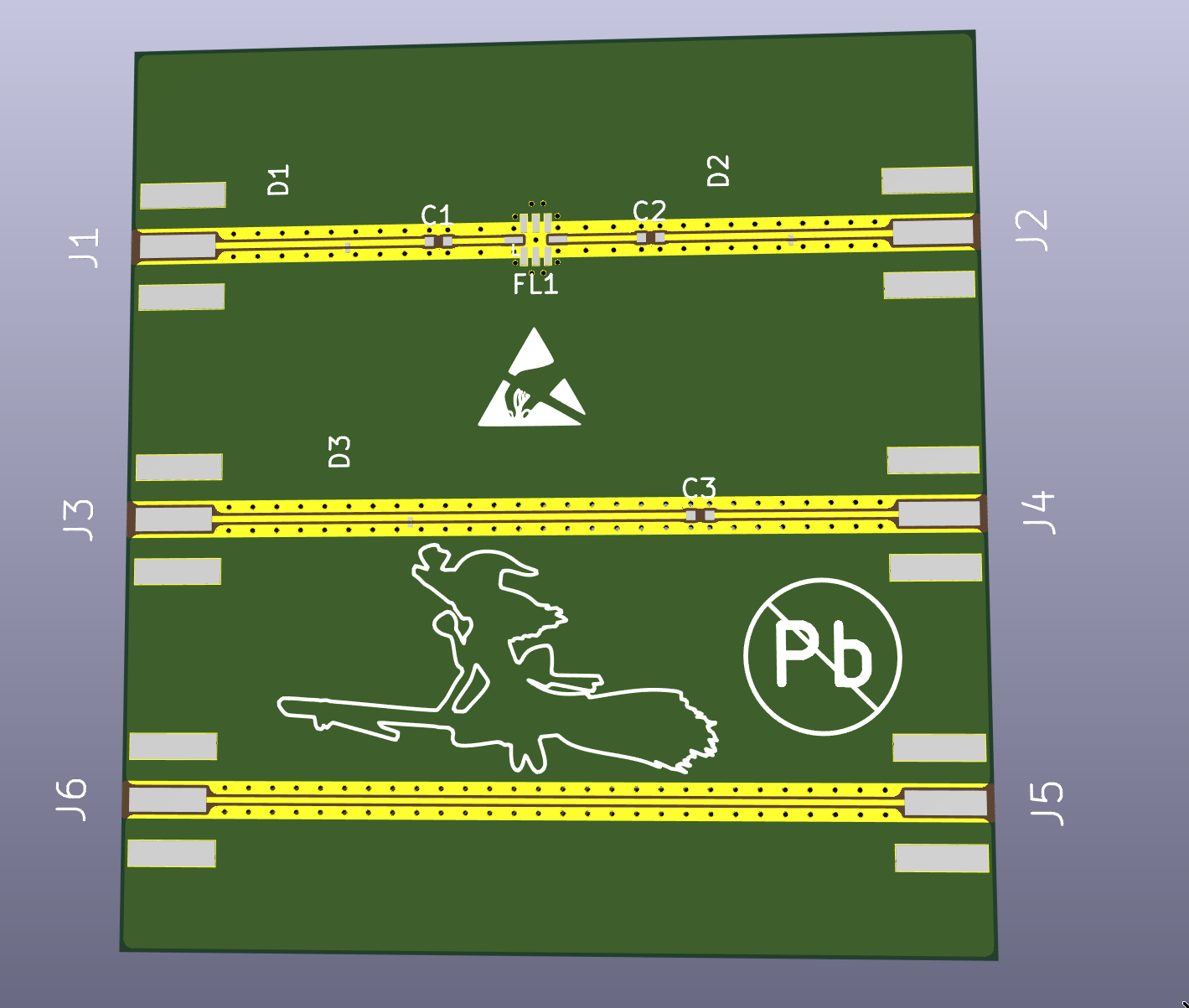 3D render in KiCad