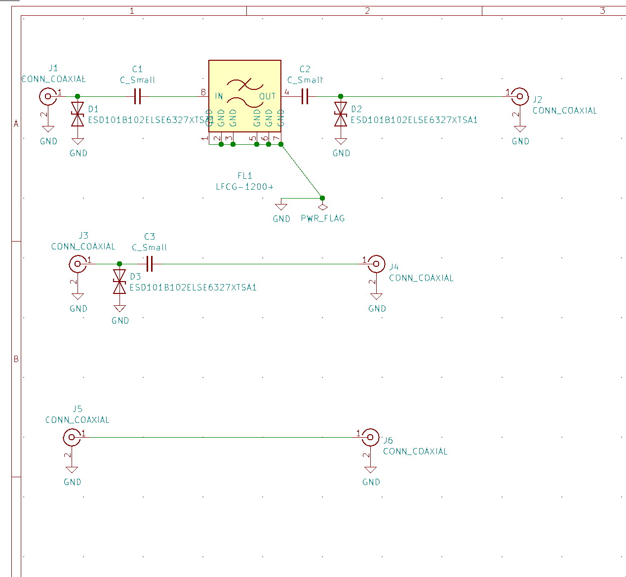 Schematic in KiCad